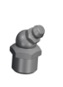HYDRAULIC GREASE NIPPLE, 45 DEG, 1/4, Z